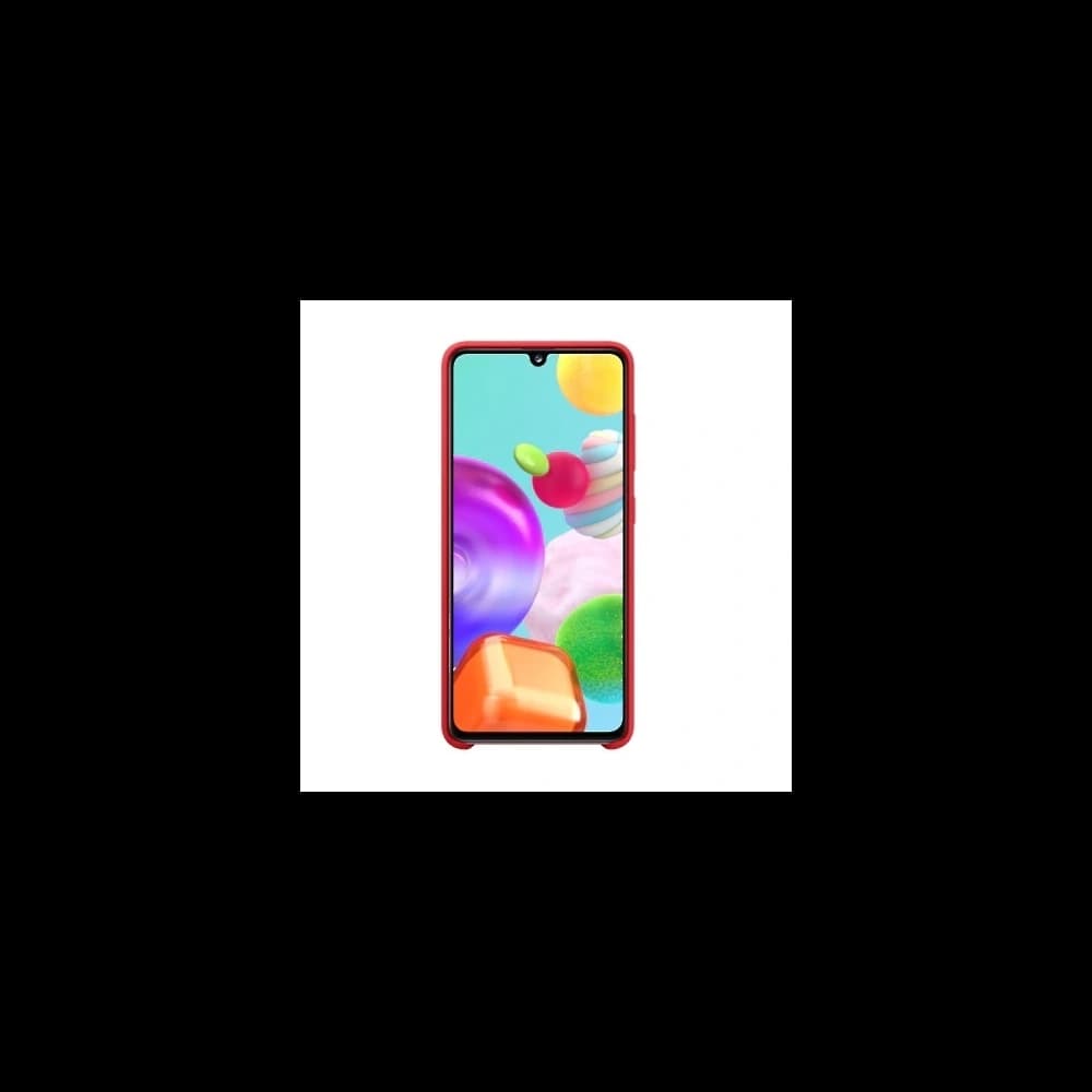 Samsung Galaxy A41 EF-PA415TR red Silicone Cover - 2