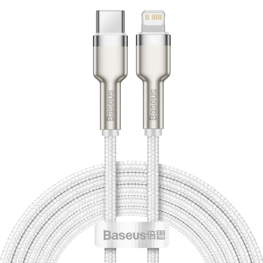 Baseus USB-C zu Lightning Kabel Cafule, PD, 20W, 2m (weiß)