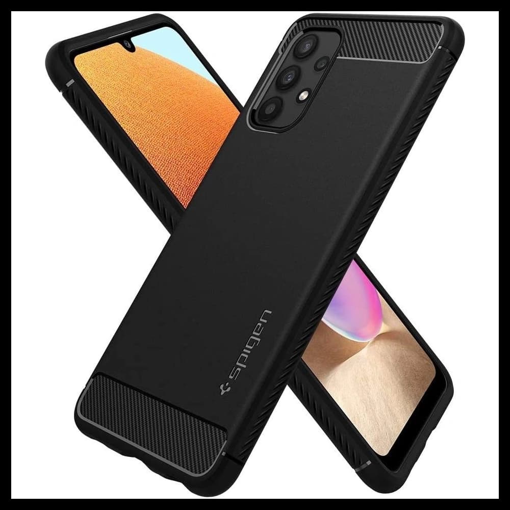 Etui Spigen Rugged Armor Samsung Galaxy A32 LTE Matná černá - 5