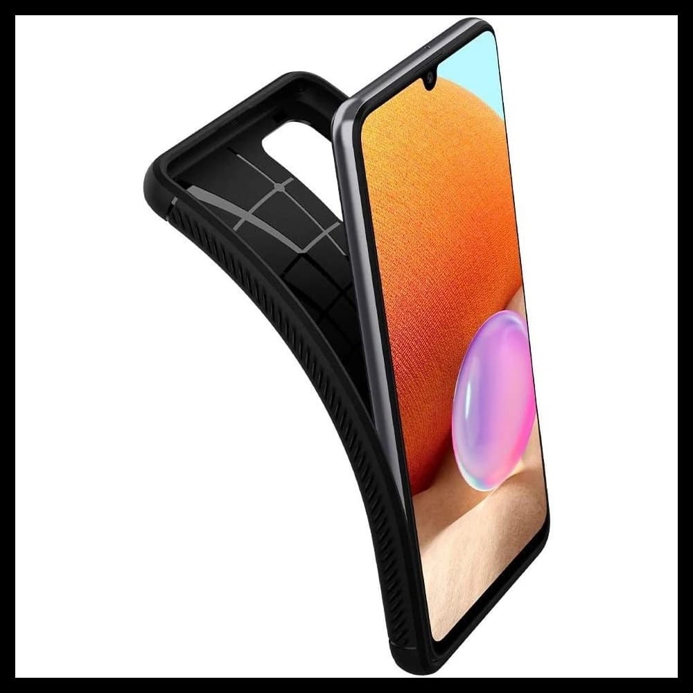 Etui Spigen Rugged Armor Samsung Galaxy A32 LTE Matná černá - 6