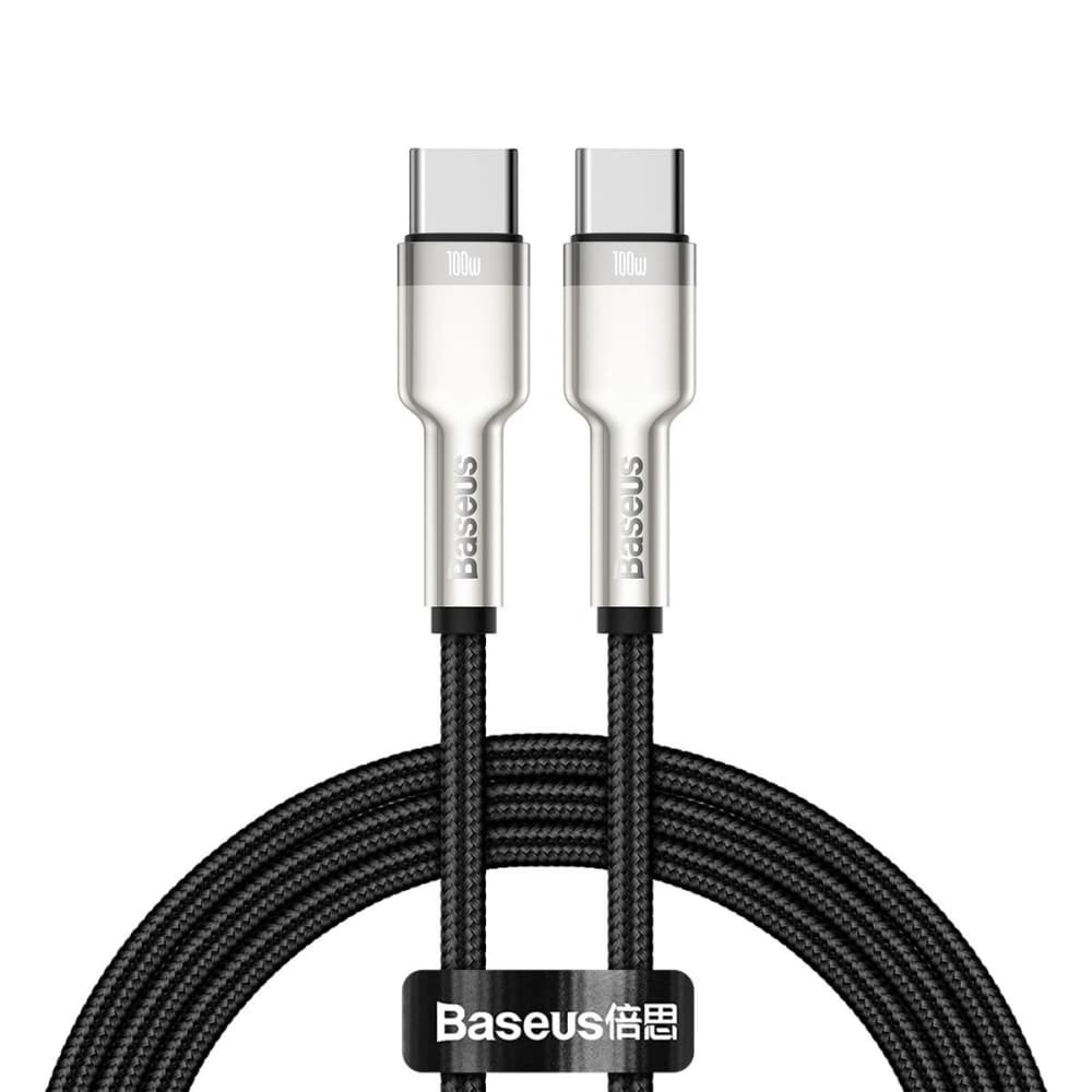 Baseus USB-C auf USB-C Kabel Cafule, 100W, 1m (schwarz)