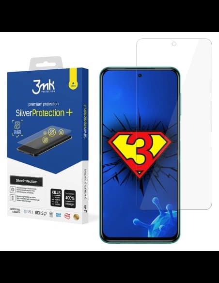 Antimicrobian folia de protecție 3MK Silver Protect+ Redmi Note 9S