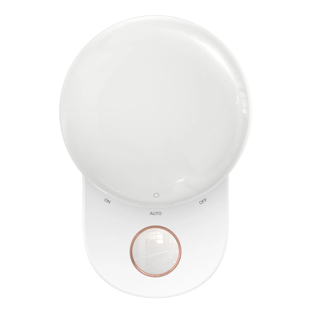 Éjjeli lámpa Baseus Full Moon, mozgás- és szürkületérzékelővel (fehér)