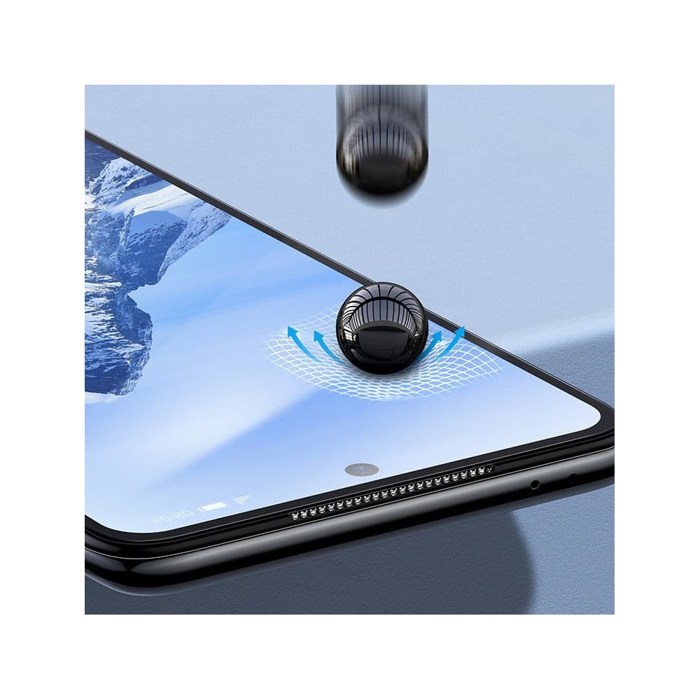 Baseus 2x ochranná fólie na celý displej 0,15 mm pro Xiaomi Redmi K40/K40 Pro Transparent (SGMIK40-02) - 16