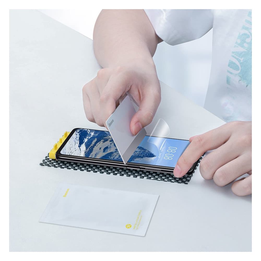 Baseus 2x ochranná fólie na celý displej 0,15 mm pro Xiaomi Redmi K40/K40 Pro Transparent (SGMIK40-02) - 20