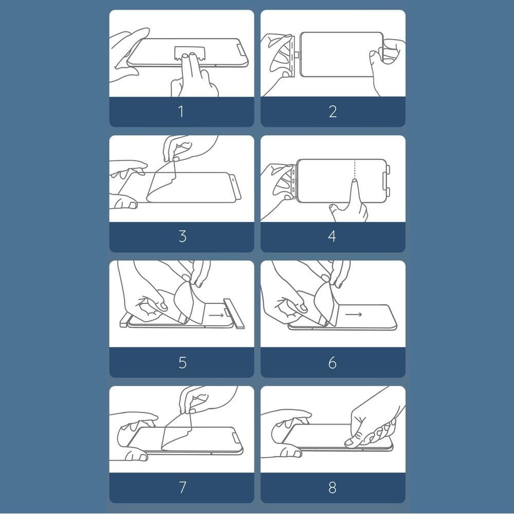 Baseus 2x ochranná fólie na celý displej 0,15 mm pro Xiaomi Redmi K40/K40 Pro Transparent (SGMIK40-02) - 21