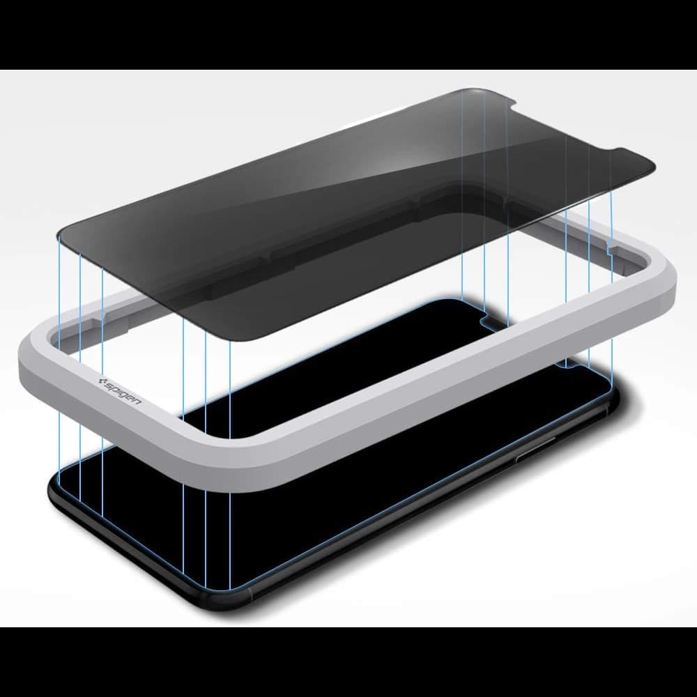 Spigen GLAS.tR AlignMaster Apple iPhone 11 Privacy - 3
