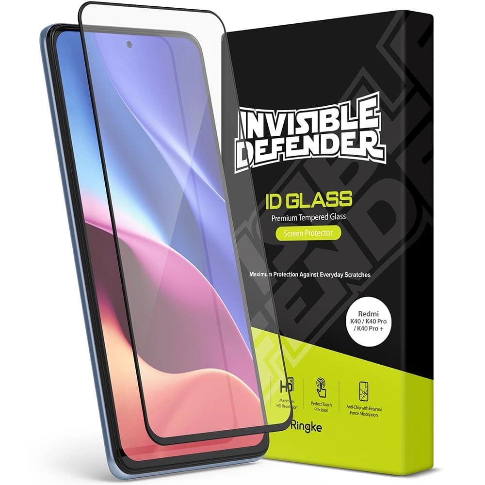 Edzett üveg Ringke ID Glass Xiaomi Mi 11i/Mi 11X/Pocophone F3/Redmi K40/K40 Pro/K40 Pro Plus Teljes Fedél