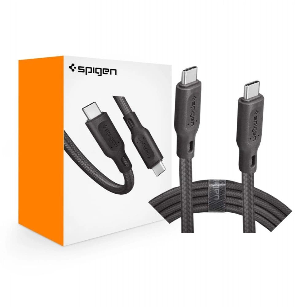 Spigen Essential C11C1 USB-C Cable PD 60W QC3.0 150cm Gunmetal - 9