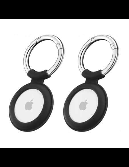 Silikonowe etui ESR Cloud Apple AirTag Black & Black