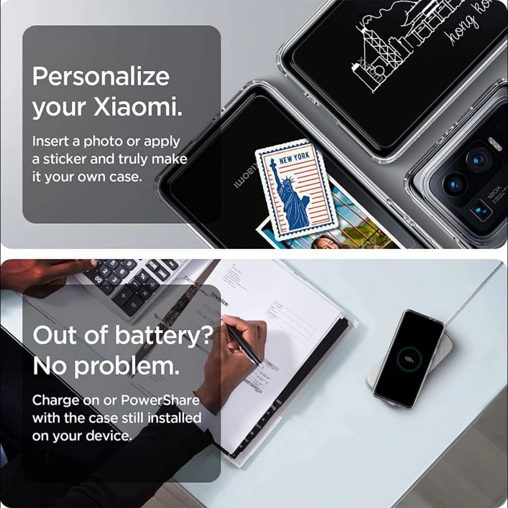 Spigen Xiaomi Gehäuse Ultra Hybrid Mi 11 Ultra Kristallklar - 5