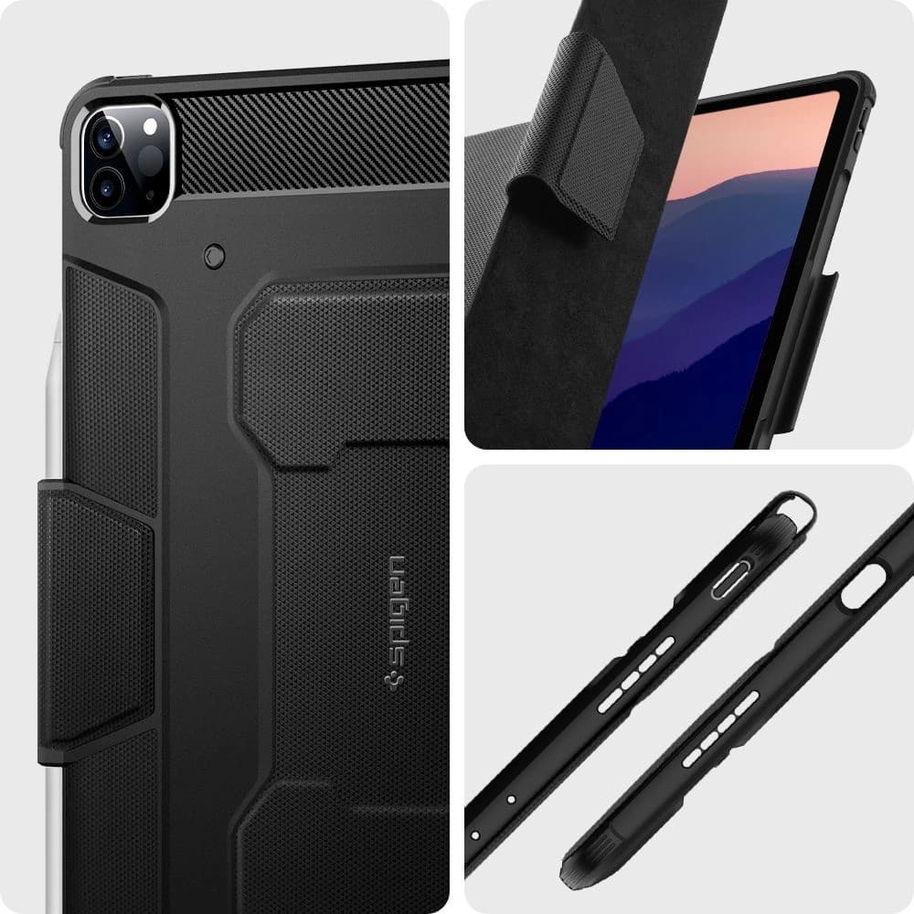 Spigen Rugged Armor Pro Apple iPad Pro 12.9 2021 Black - 14