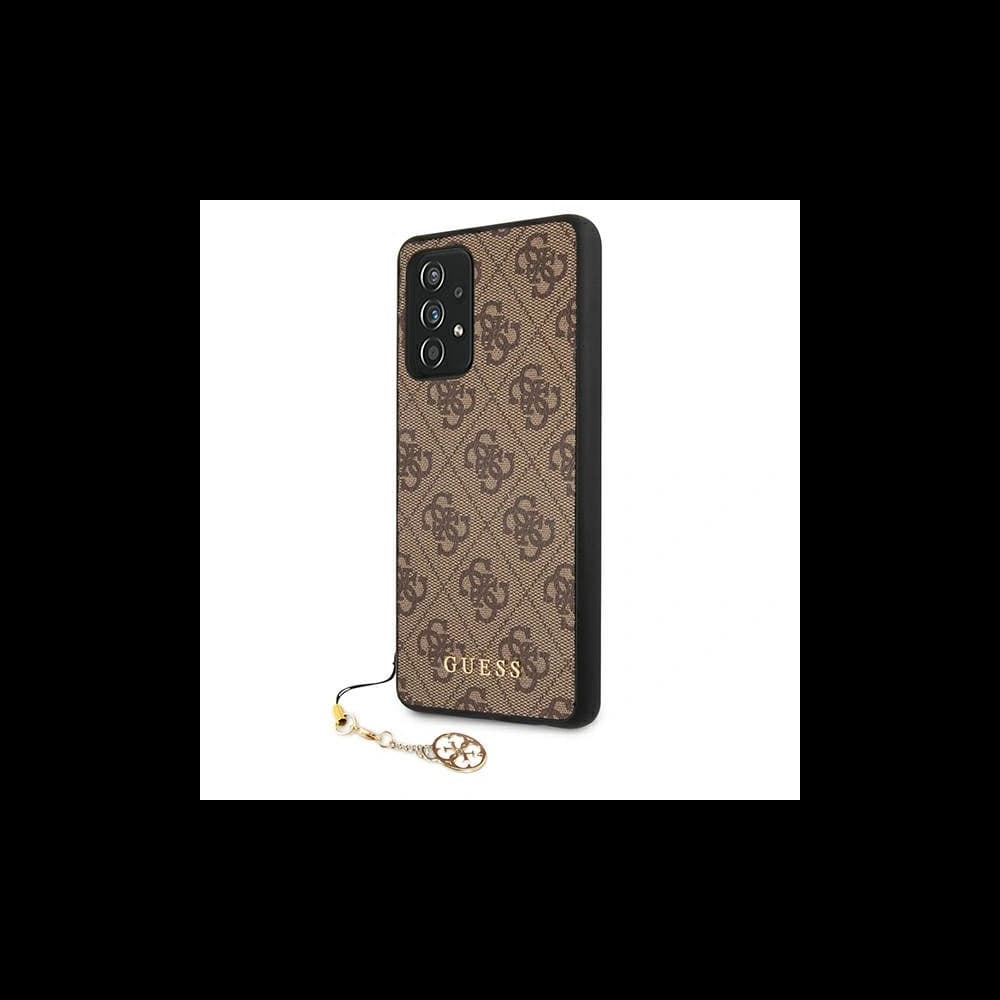 Etui Guess GUHCA72GF4GBR Samsung Galaxy A72 barna/brown kemény tok 4G Charms Collection - 2