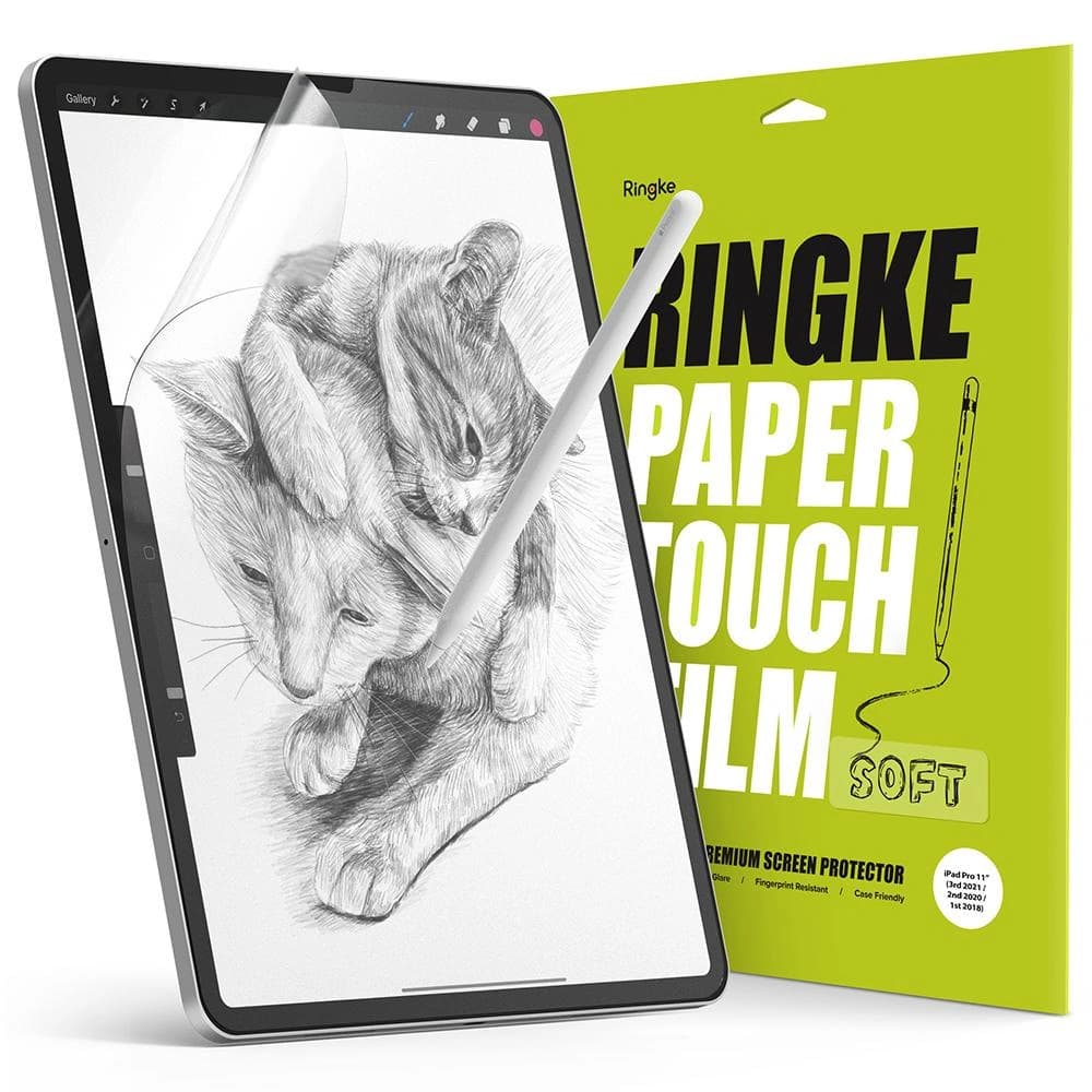 Ringke Apple Folie Paper Touch Soft iPad Air 10.9 2020/2022 (4. und 5. Generation) / iPad Pro 11 2018/2020/2021 (1., 2. und 3. Generation) / iPad Air 11 2024 (6. Generation)