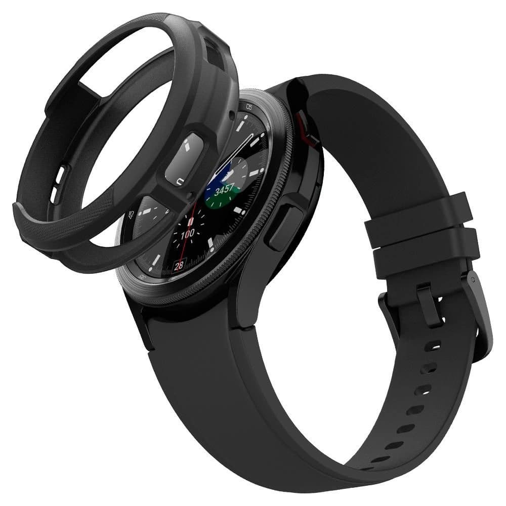 Spigen Samsung Gehäuse Liquid Air Galaxy Watch4 Classic 46mm Matt Schwarz - 2