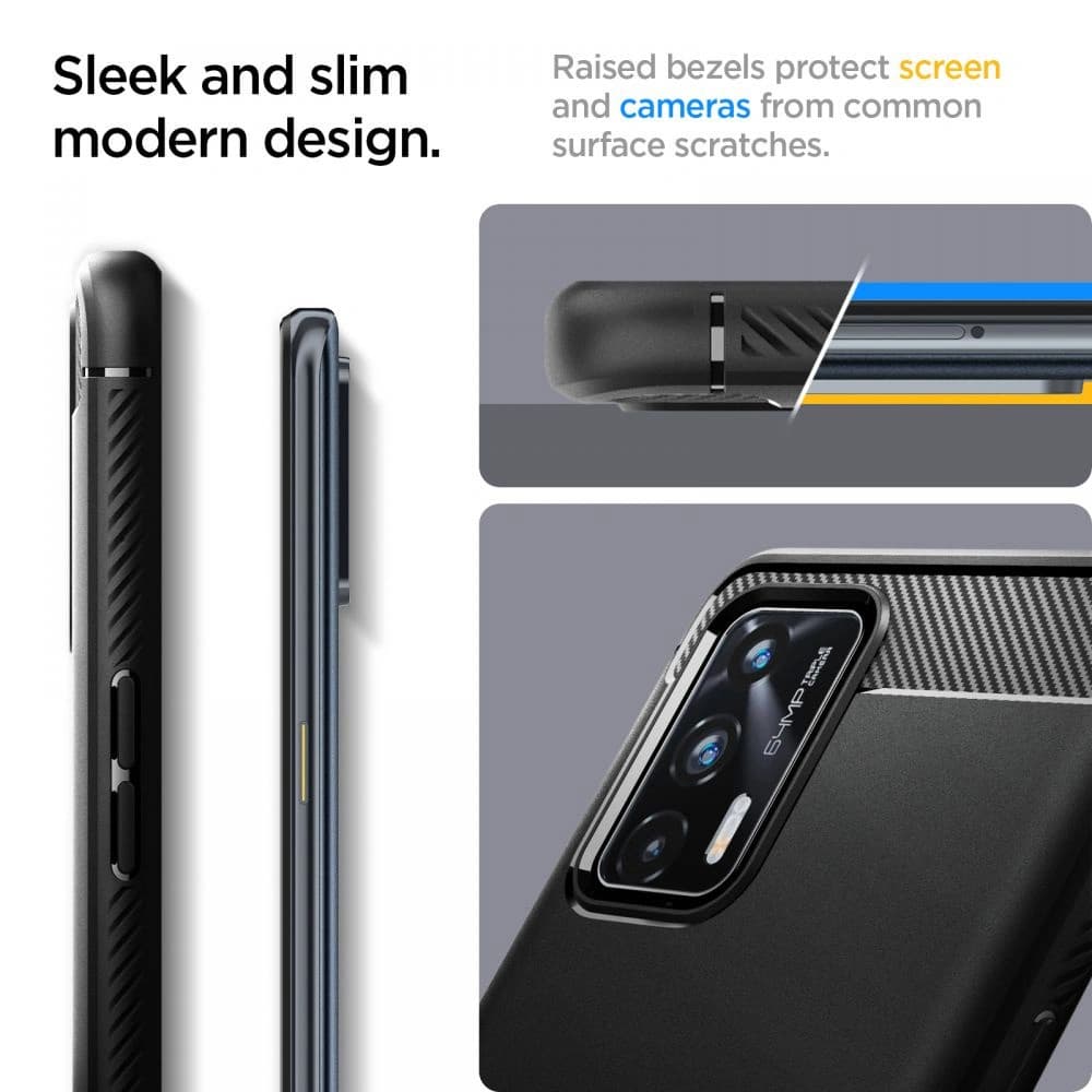 Spigen Rugged Armor Realme GT 5G Matte Black - 4