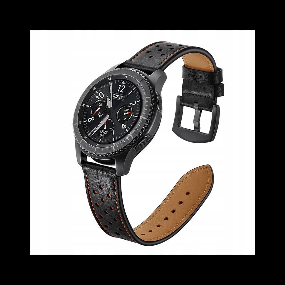 Pasek Tech-Protect din piele Samsung Gear S3 Negru - 5