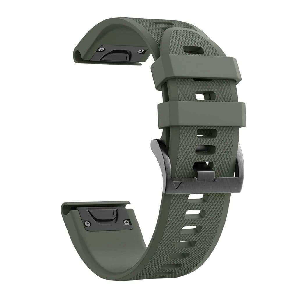 Tech-Protect Smooth Garmin Fenix 5/6/6 Pro/7 Army Green