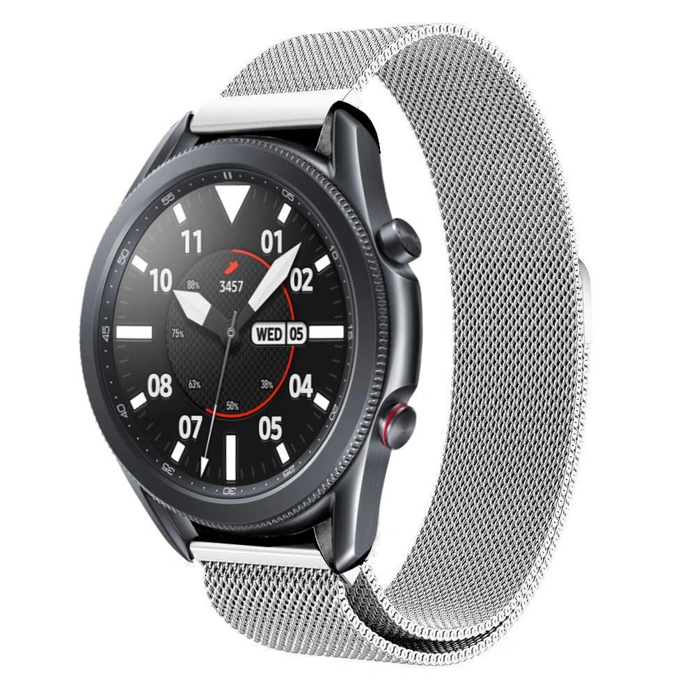 Tech-Protect Milaneseband Samsung Galaxy Watch 3 45mm Silver
