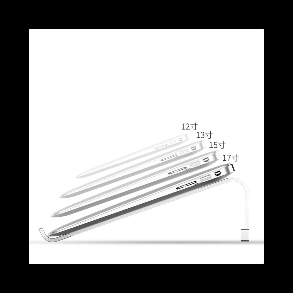 Podložka pod laptop Tech-Protect Alustand 2 Univerzální stojan na laptop Stříbrný - 4