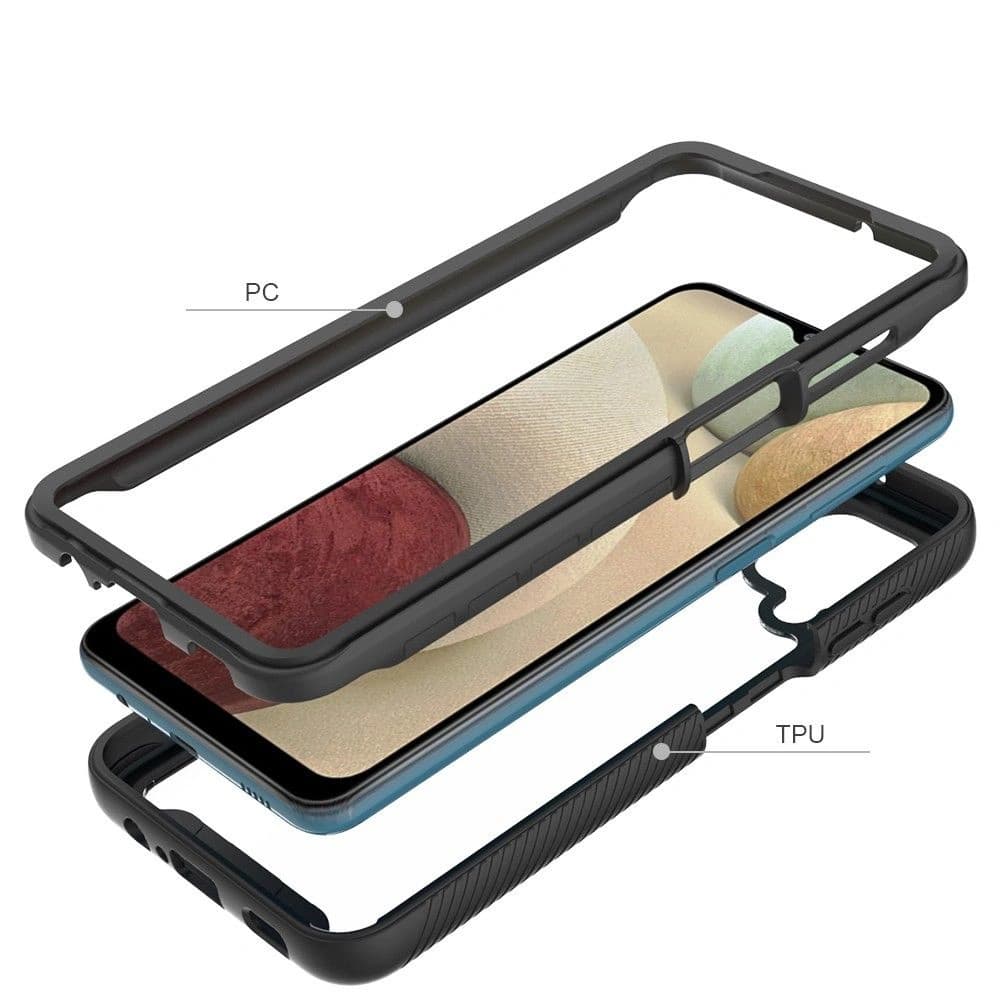 Case Tech-Protect Defense360 Samsung Galaxy A12 Schwarz - 6