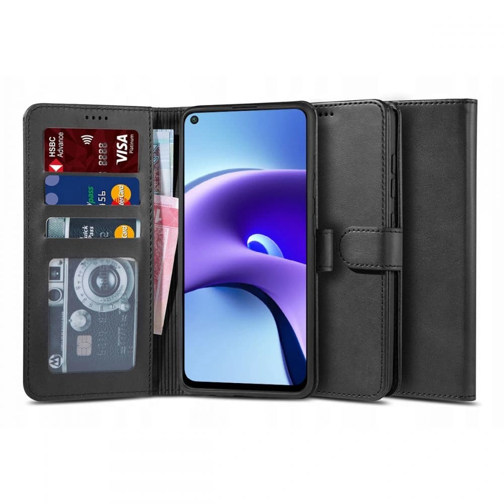 Case Tech-Protect Wallet 2 Redmi Note 9T 5G Schwarz