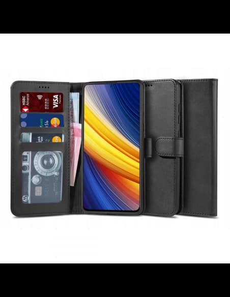Case Tech-Protect Wallet 2 POCO X3 Pro/X3 NFC Schwarz