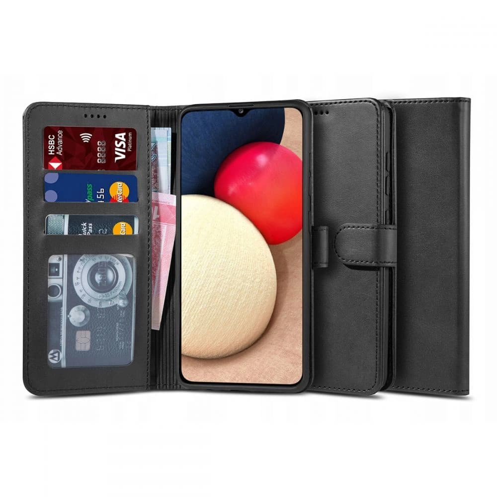 Etui Tech-Protect Wallet 2 Samsung Galaxy A02s Černé