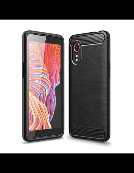Etui Tech-Protect TPUCarbon Samsung Galaxy Xcover 5 Negru