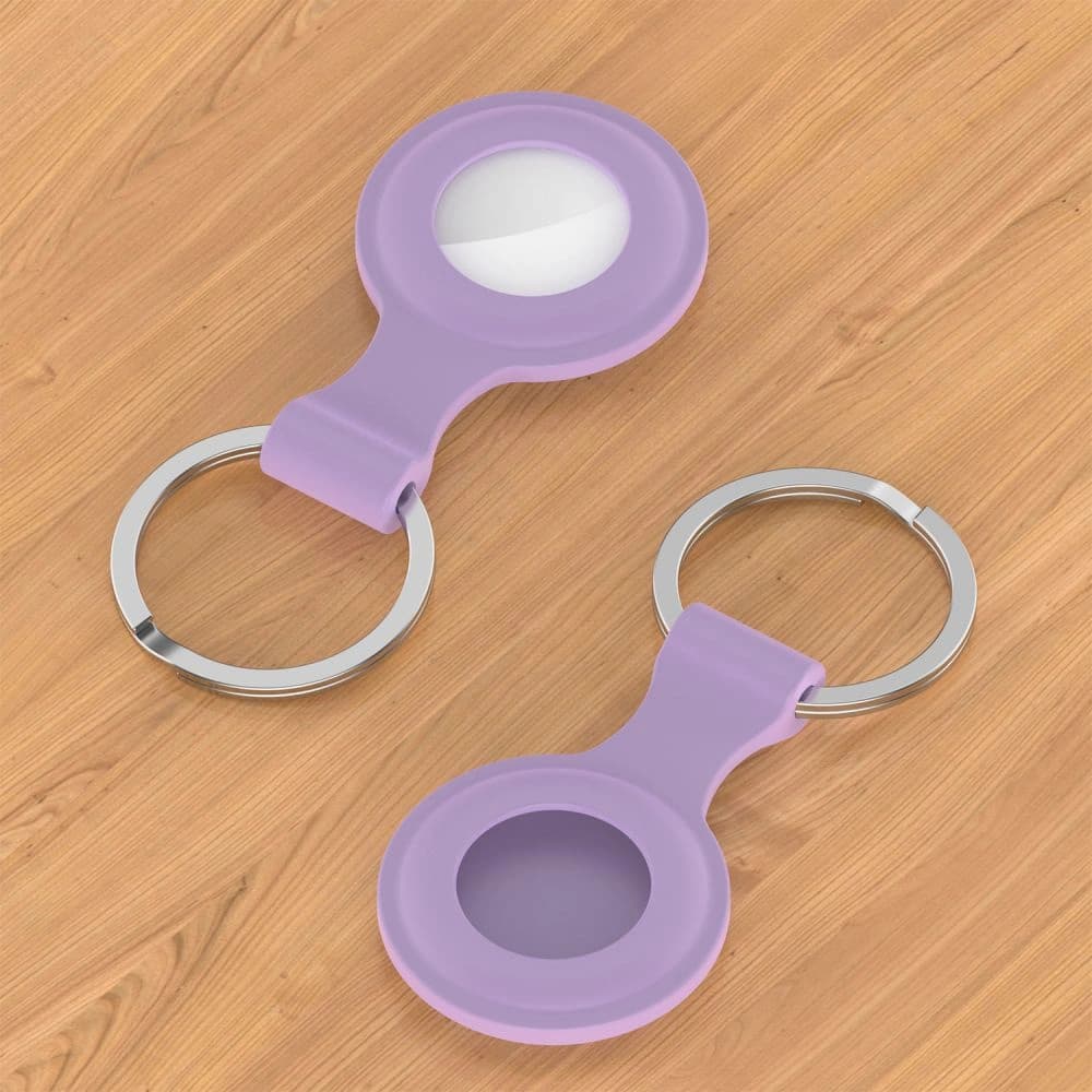 Case aus Silikon Tech-Protect Icon Apple AirTag Lila - 6