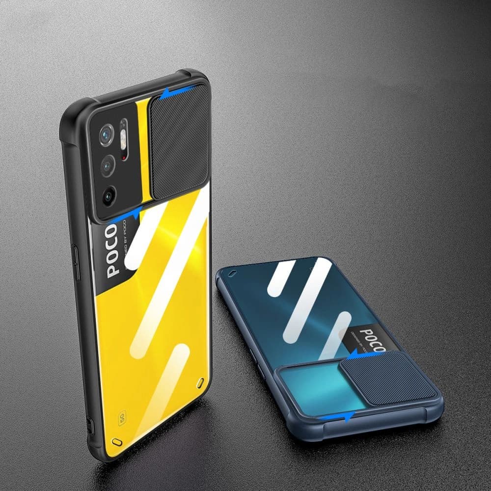 Etui Tech-Protect Camshield POCO M3 Pro 5G/Redmi Note 10 5G Fekete - 4