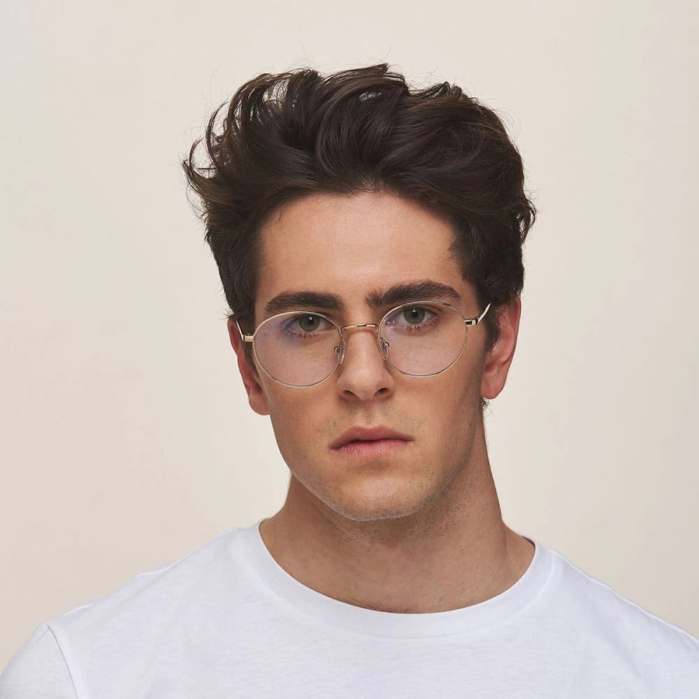 Meller kék fény szűrős számítógépes szemüveg Yuda Gold - 5