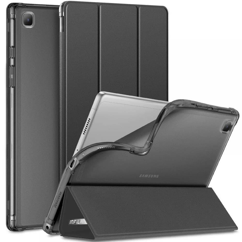 Etui Infiland Smart Stand Samsung Galaxy Tab A7 10.4 Fekete