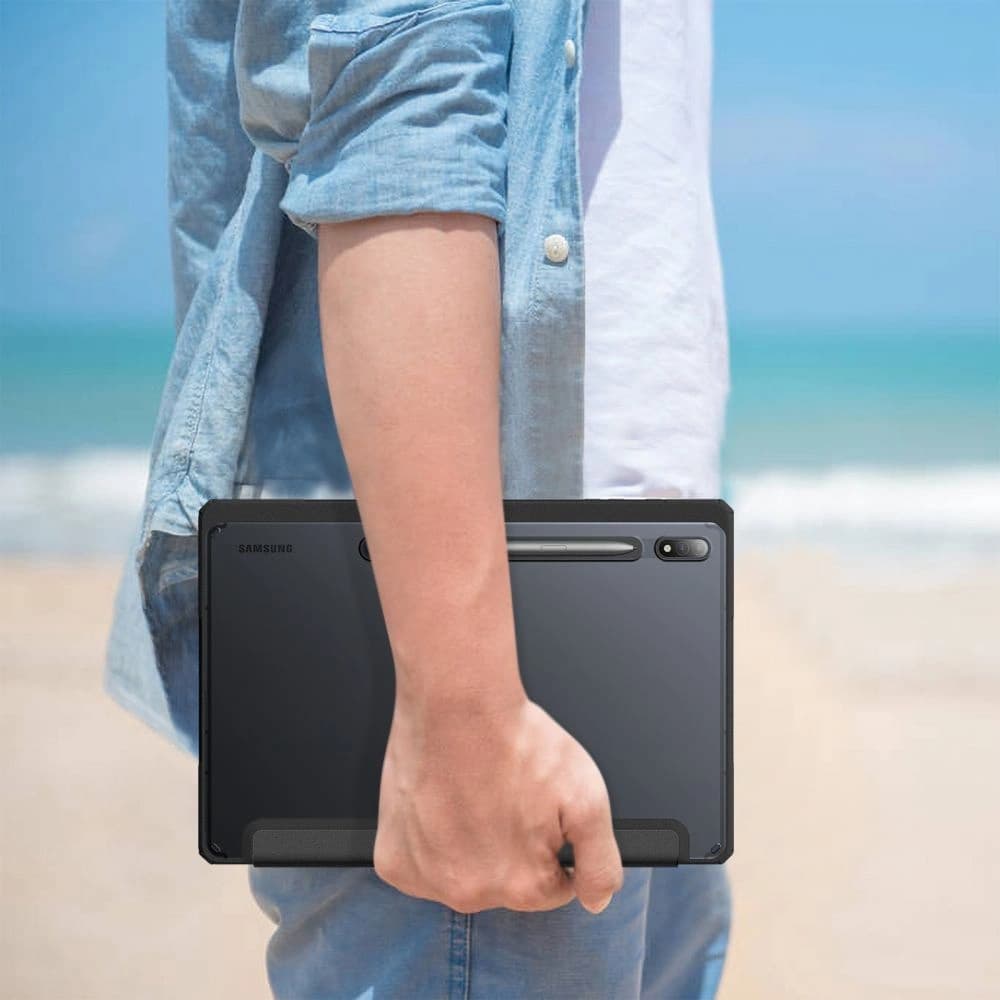 Etui Infiland Crystal Case Samsung Galaxy Tab S7 FE 5G 12.4 Černá - 8