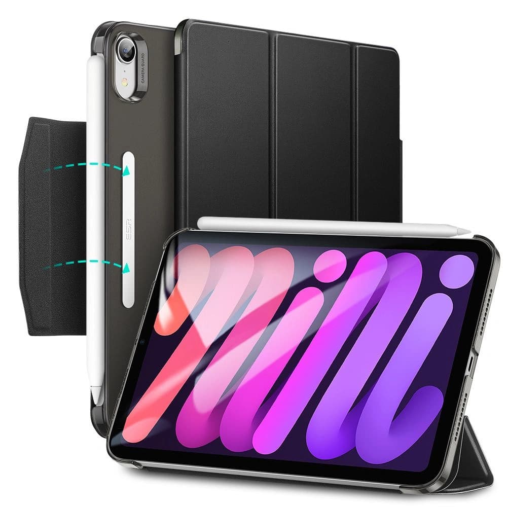 Case ESR Ascend Trifold Apple iPad mini 2021 (6. Generation) / iPad mini 8.3" 2024 7gen / iPad mini 8.3" 2024 7gen Schwarz
