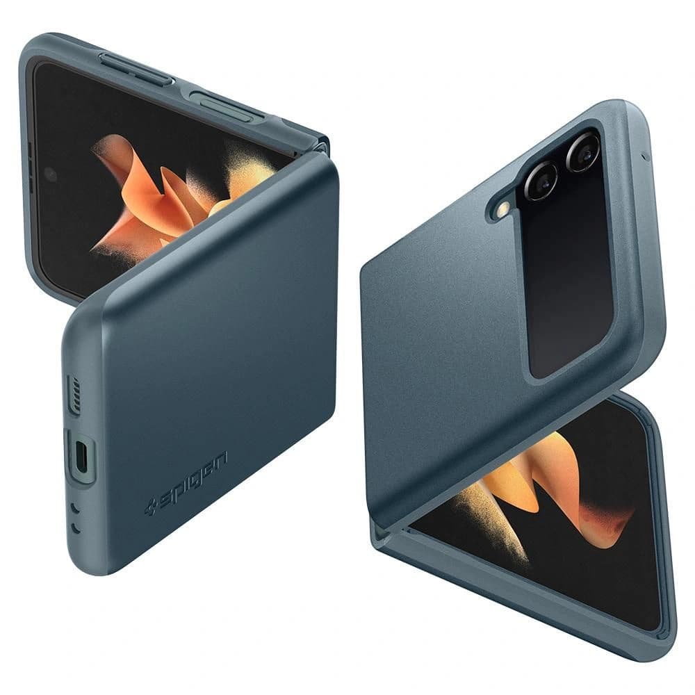 Spigen Thin Fit Samsung Galaxy Z Flip 3 Shiny Green - 2