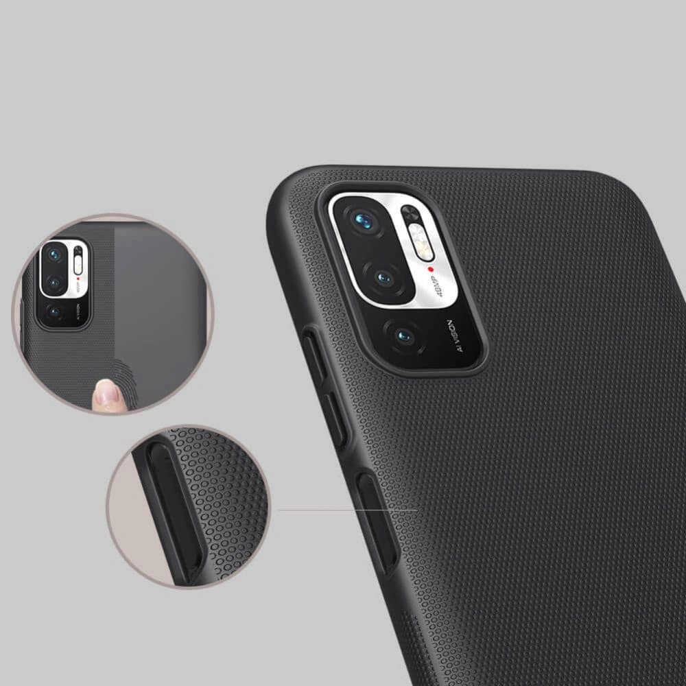 Etui Nillkin Frosted Shield POCO M3 Pro 5G/Redmi Note 10 5G Negru - 2