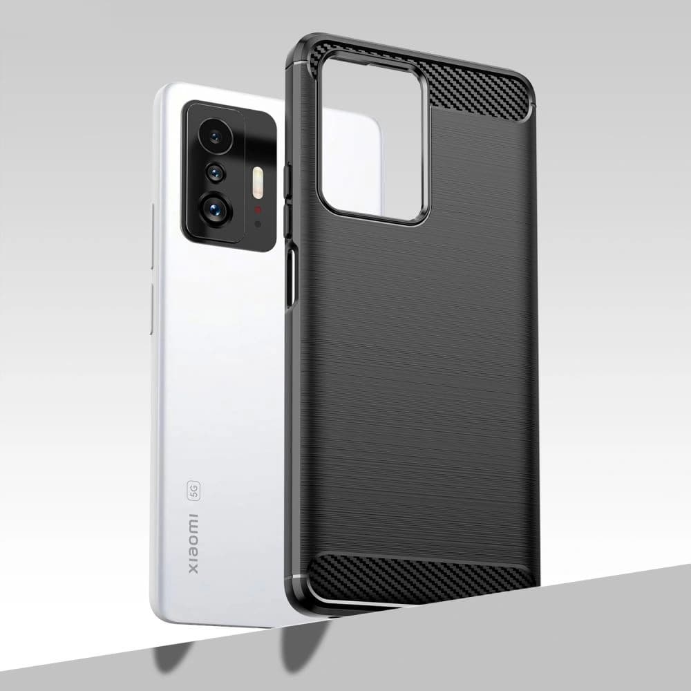 Case Tech-Protect TPUCarbon Xiaomi 11T/Pro Schwarz - 6