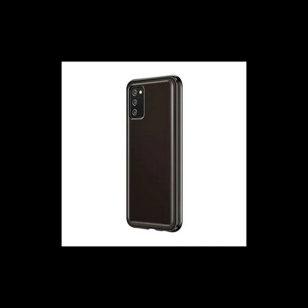 Etui Samsung Galaxy A03s EF-QA038TB Soft Clear Cover černý/black - 3
