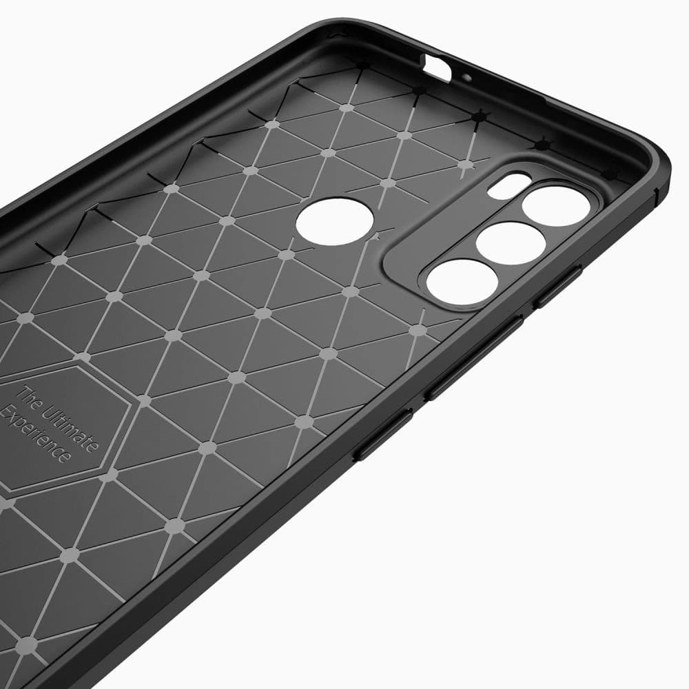 Etui Tech-Protect TPUCarbon Motorola Moto G60 Černá - 2