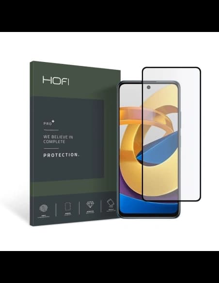 Hofi Gehärtetes Glas Glas Pro+ Redmi Note 11S 5G/POCO M4 Pro 5G Schwarz