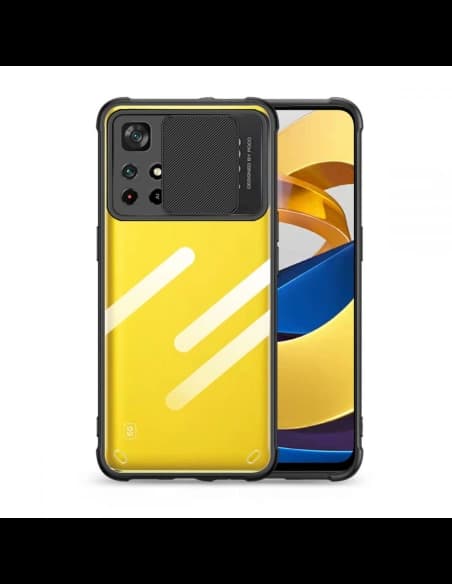 Tech-Protect Tasche Camshield Redmi Note 11S 5G/POCO M4 Pro 5G Schwarz