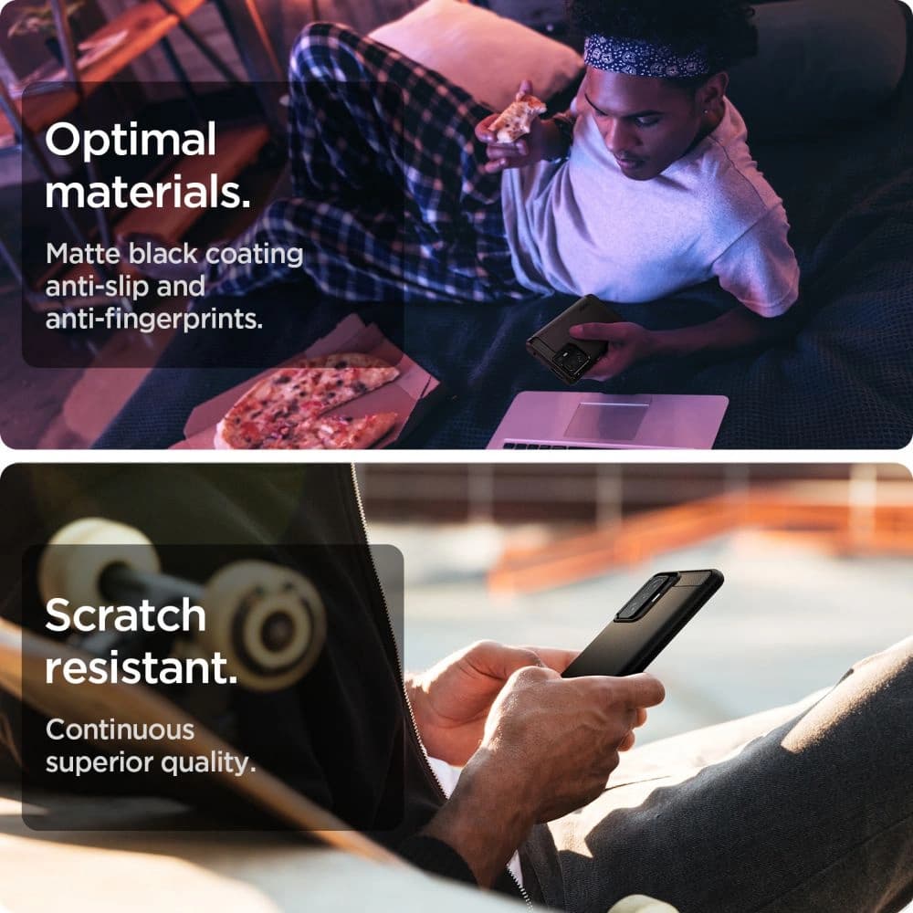 Etui Spigen Rugged Armor Xiaomi 11T/Pro Matt Fekete - 7