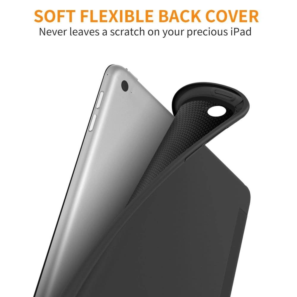 Etui Tech-Protect Smartcase Apple iPad 9.7 2017/2018 (5. și 6. generație) Negru - 3