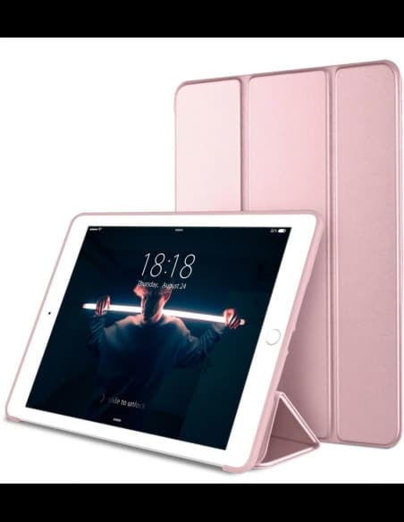 Etui Tech-Protect Smartcase Apple iPad 9.7 2017/2018 (5 și 6 generație) Rose Gold