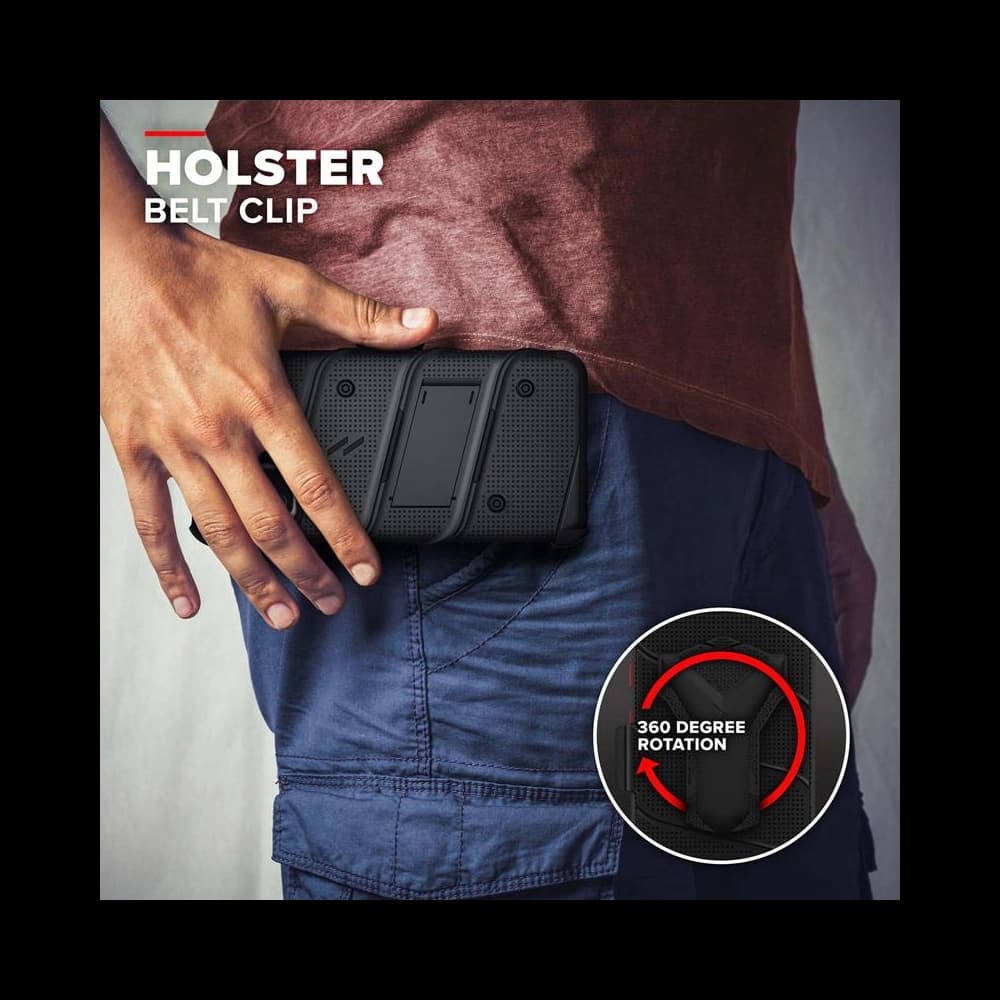 ZIZO BOLT Bundle Samsung Galaxy A02S Case - Black - 4