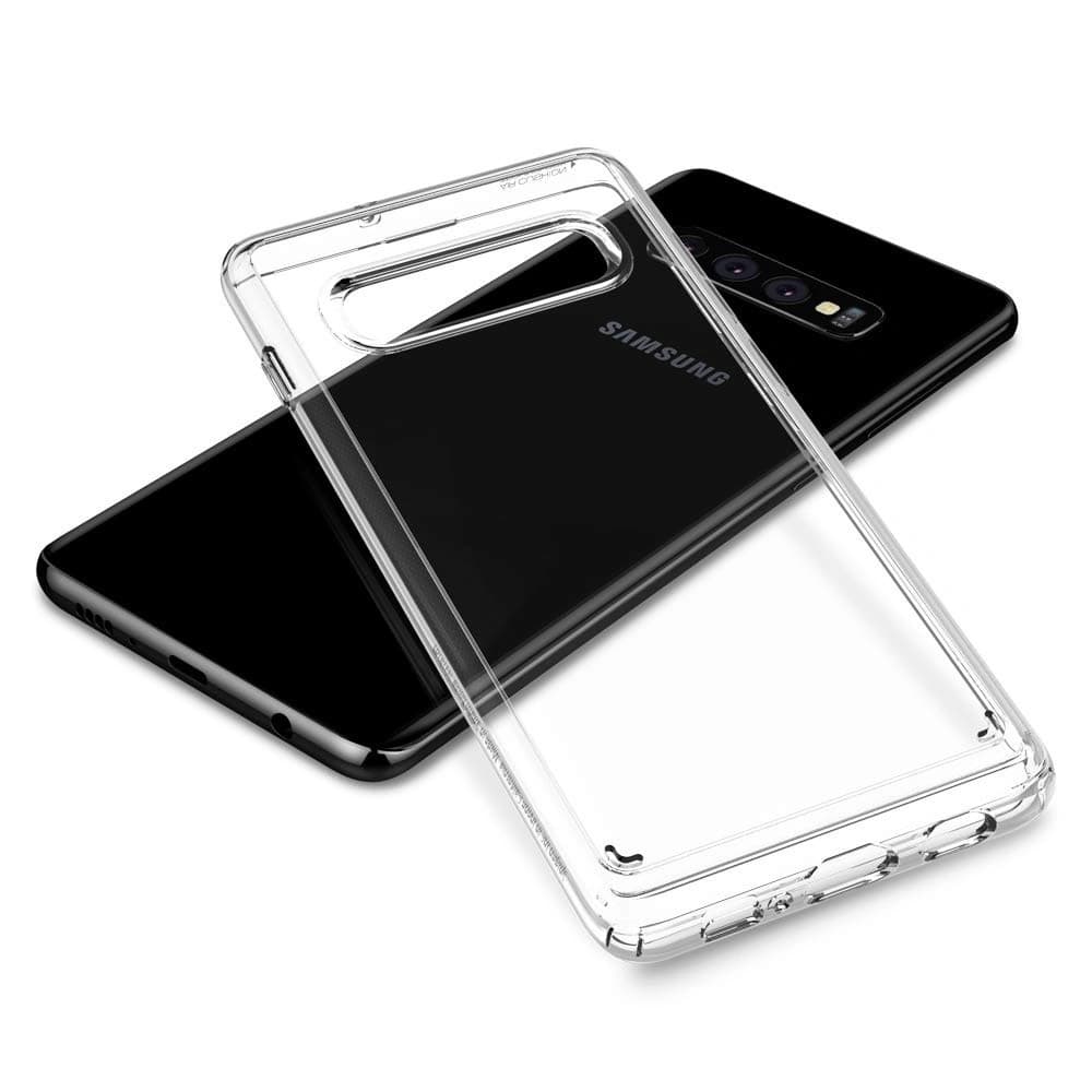 Case Spigen Ultra Hybrid Samsung Galaxy S10 Plus Clear - 7