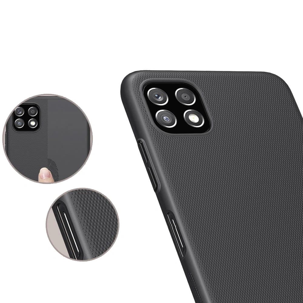 Nillkin Samsung Tasche Super Frosted Shield Galaxy A22 5G Schwarz - 6