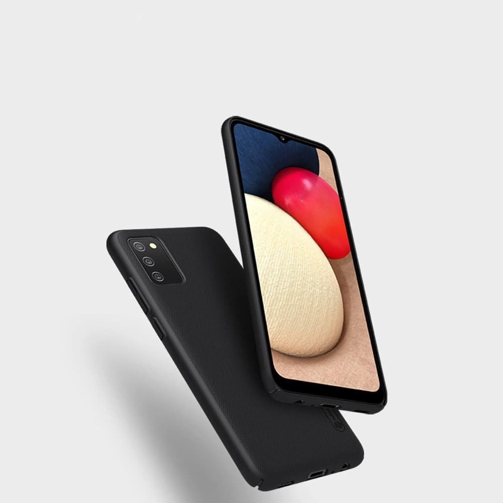 Etui Nillkin Super Frosted Shield Samsung Galaxy A02s černé - 2