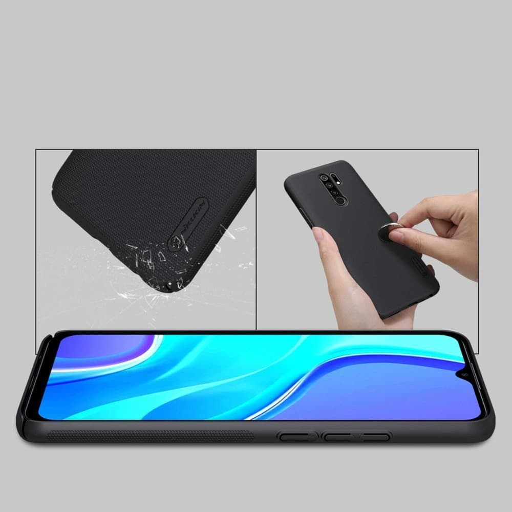 Etui Nillkin Super Frosted Shield Redmi 9/9 Prime černé - 3
